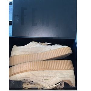 Oatmeal Rihanna Fenty Creepers